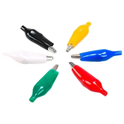 Os clipes de metal crocodilo podem ser usados ​​para conexões de LED?